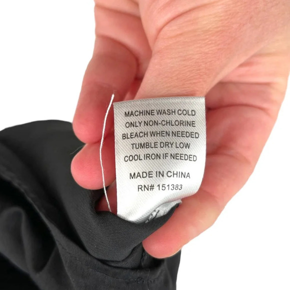 Current‎ Air Los Angeles Black Ruffle Short Sleeve Blouse Size Small - Picture 11 of 11